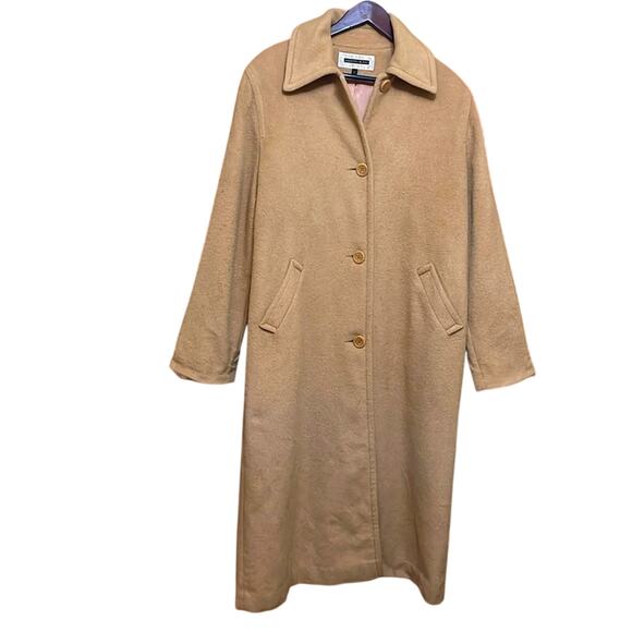Kristen Black Pure Camel Hair Maxi Coat. 12 - Picture 1 of 5